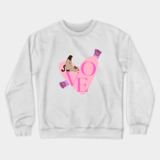 Love Cat Crewneck Sweatshirt